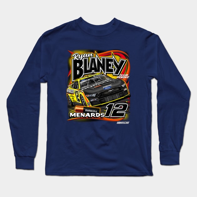 Ryan Blaney Car Long Sleeve T-Shirt by art.Hamdan